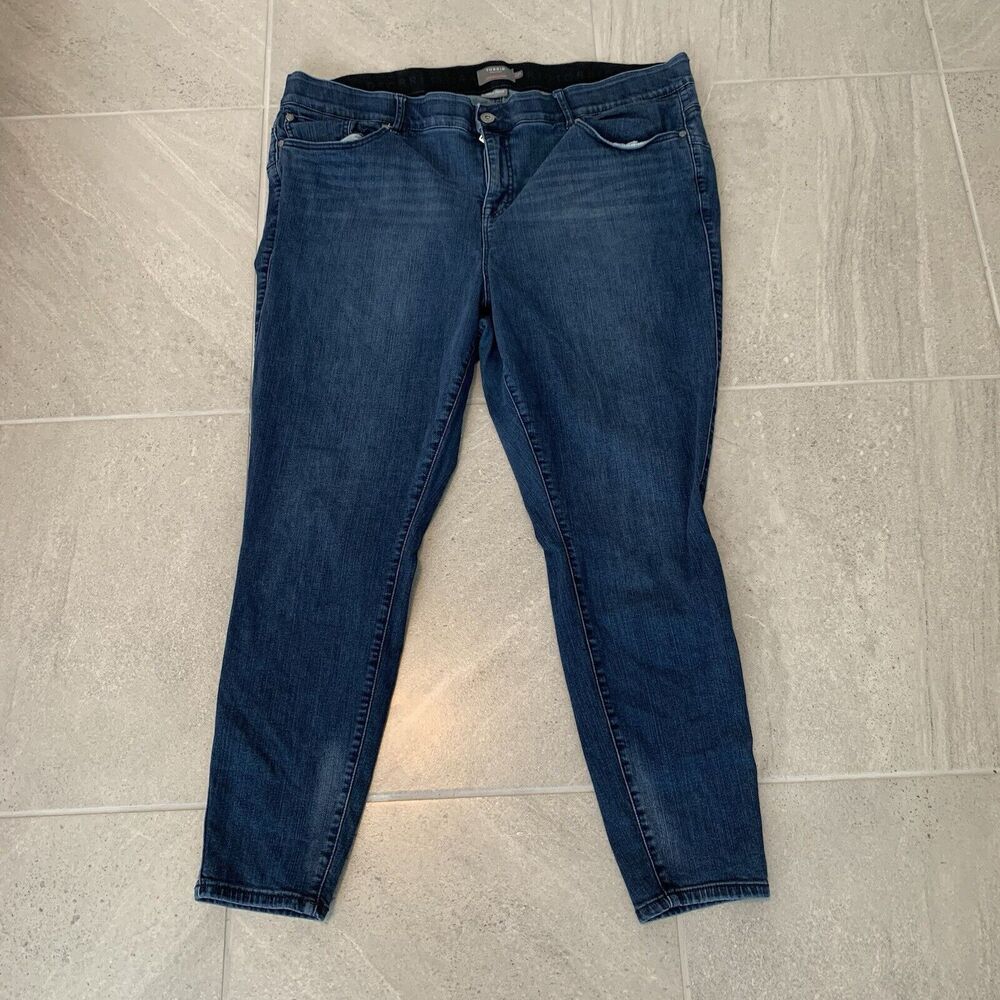 Torrid Womens Dark Blue Plus Size Jeans Size 26T